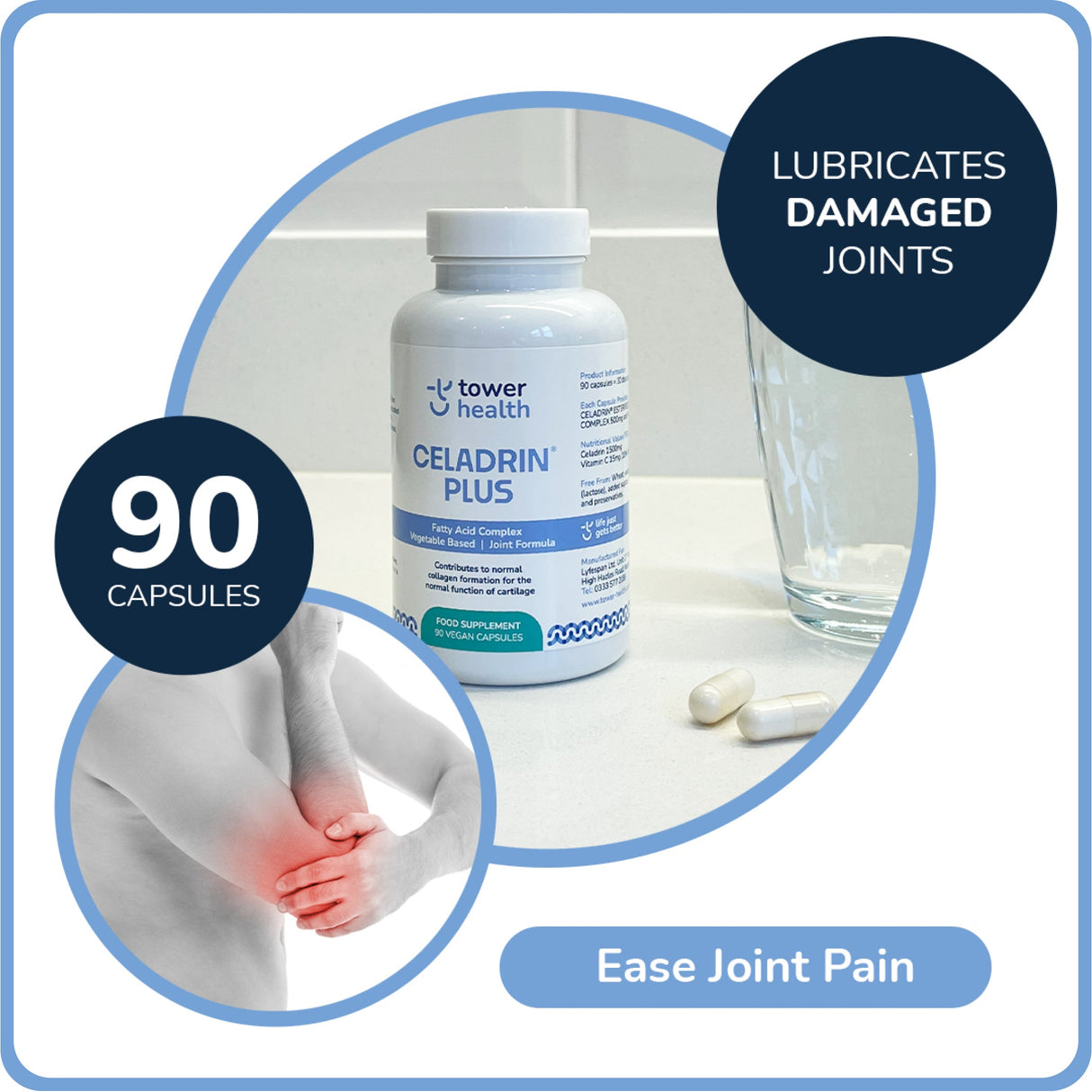 Celadrin Plus 500mg - 90 Capsules