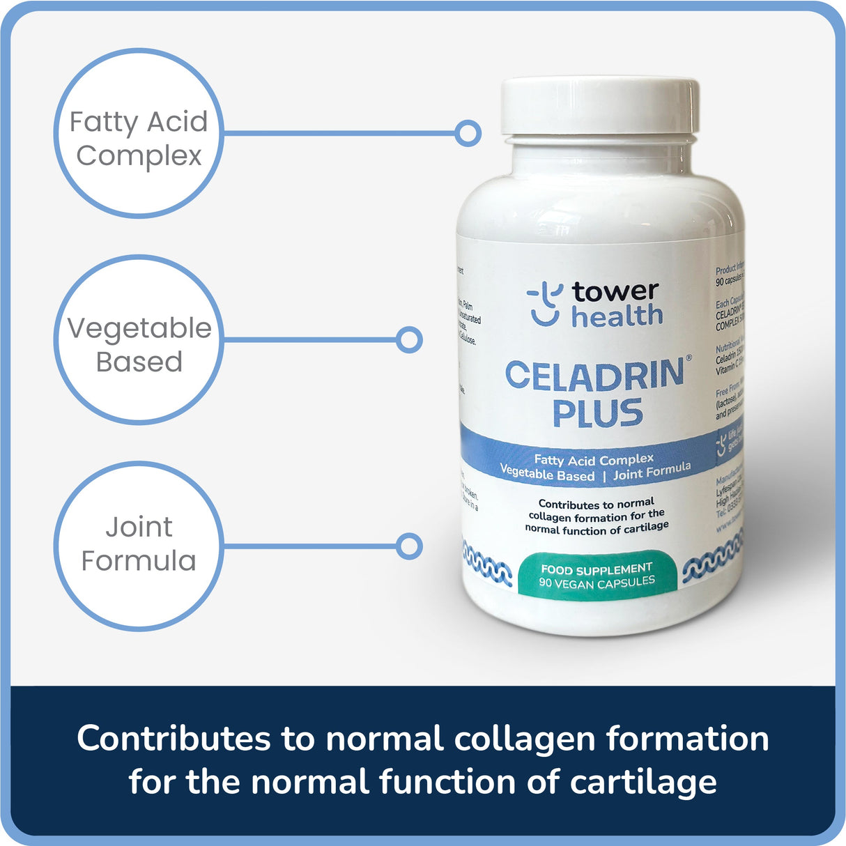 Celadrin Plus 500mg - 90 Capsules