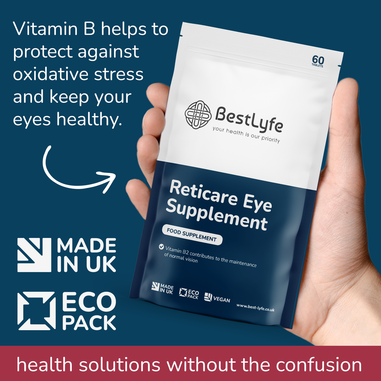 Reticare Eye Supplement - 1 Single - £17.95