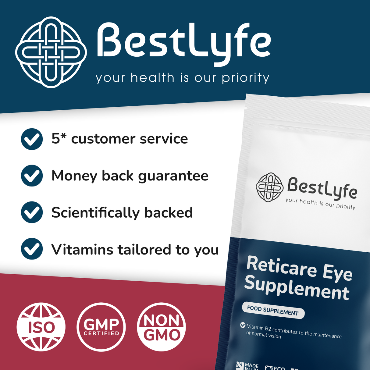 Reticare Eye Supplement - 6 Multibuy Offer - £86.16