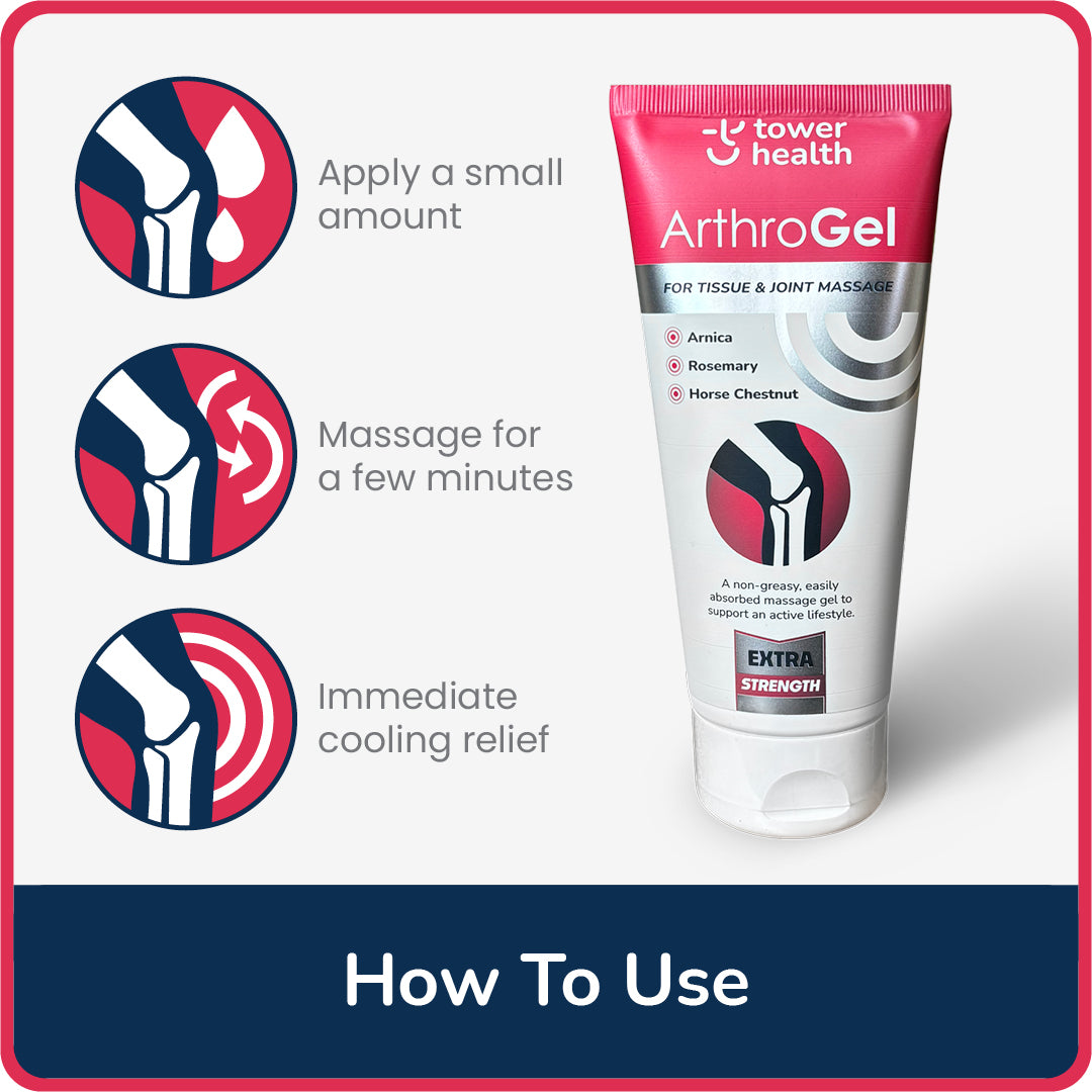 ArthroGel Soothing Muscle and Tissue Massage Gel - 3 Tubes - £16.63/each