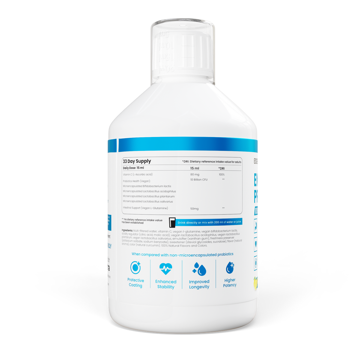 Encapsulated Probiotics Liquid Supplement - 500ml
