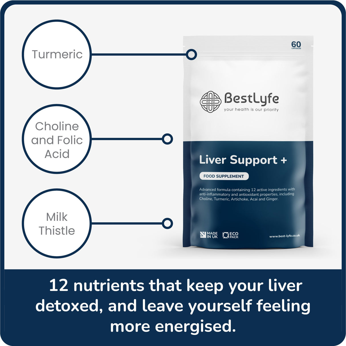 Liver Support+ 60 capsules