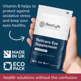 Reticare Eye Supplement - Buy 2 Get A 3rd Half Price - £44.85