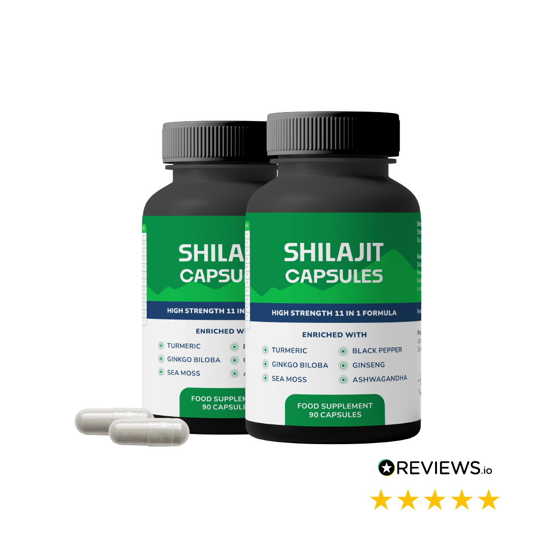 Pure Himalayan Shilajit - 180 Capsules - £35.98